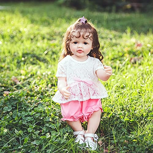 Reborn Baby Doll - 22 Inch Silicone Vinyl Baby Girl