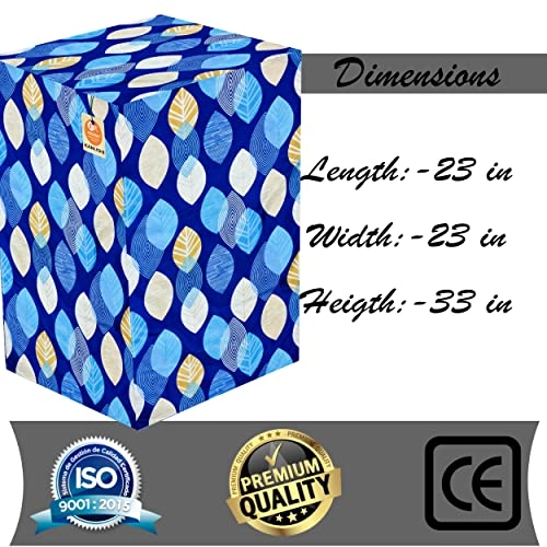 Front Load Washing Machine Cover - Washable Dustproof 23x23x33