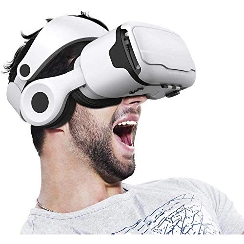VR Headset - 120 Degree FOV Built-In Headphones