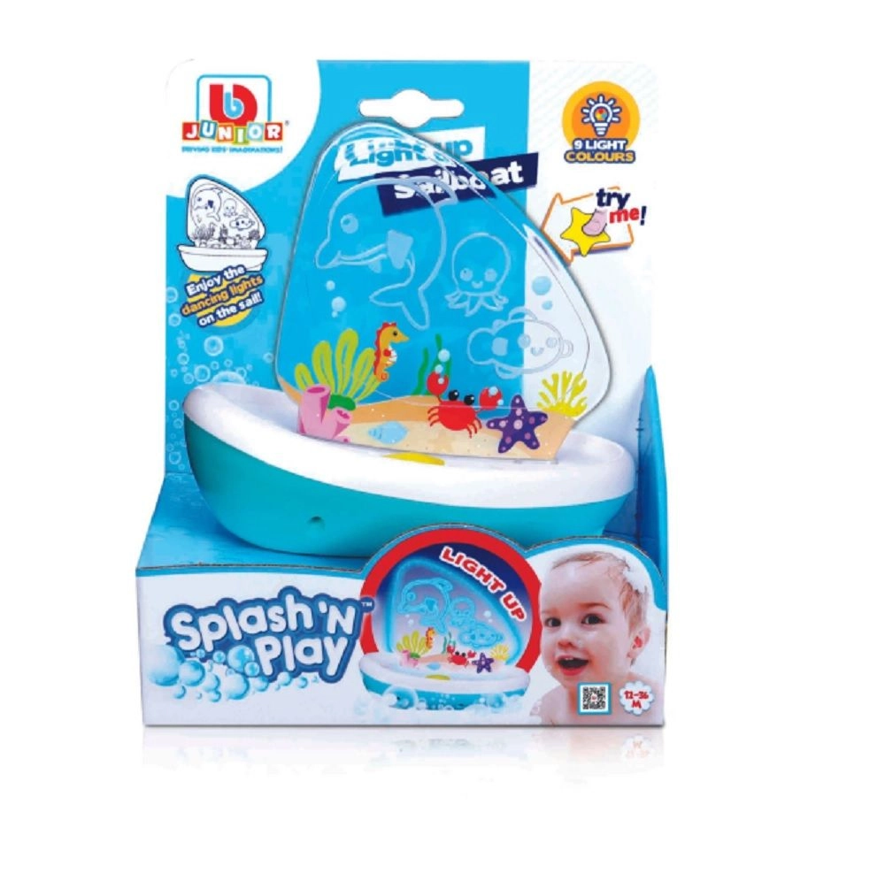 Splash'N Play Light Up Sailboat - Light Blue 1-3