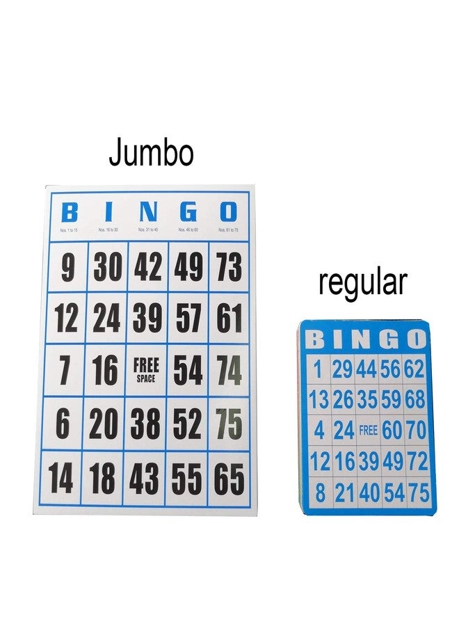 Bingo Game Cards - Jumbo 50Pack Easy Read