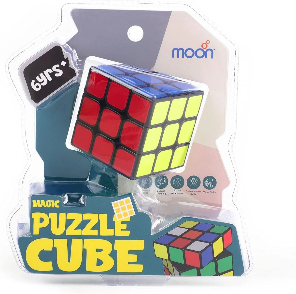 Magic Cube Puzzle Toy - 6+