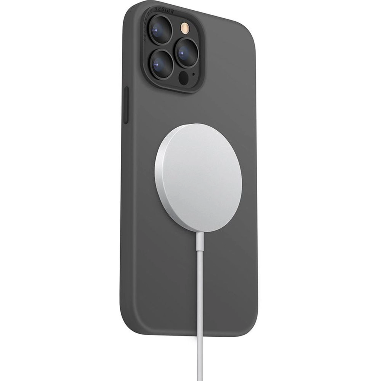 Lino Hue Silicone Back Cover with MagSafe for Apple iPhone 13 Pro