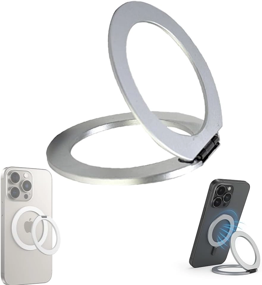 GripStand 360 - Silver MagSafe Compatible