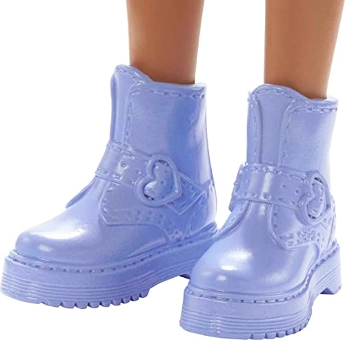 Barbie Fashionistas #201 - Athletic Body Curly Brown Hair Graffiti Dress Ages 3+