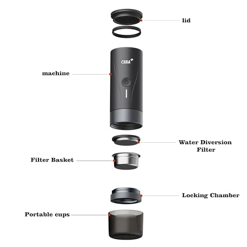 Portable Espresso Maker - 80 Milliliters