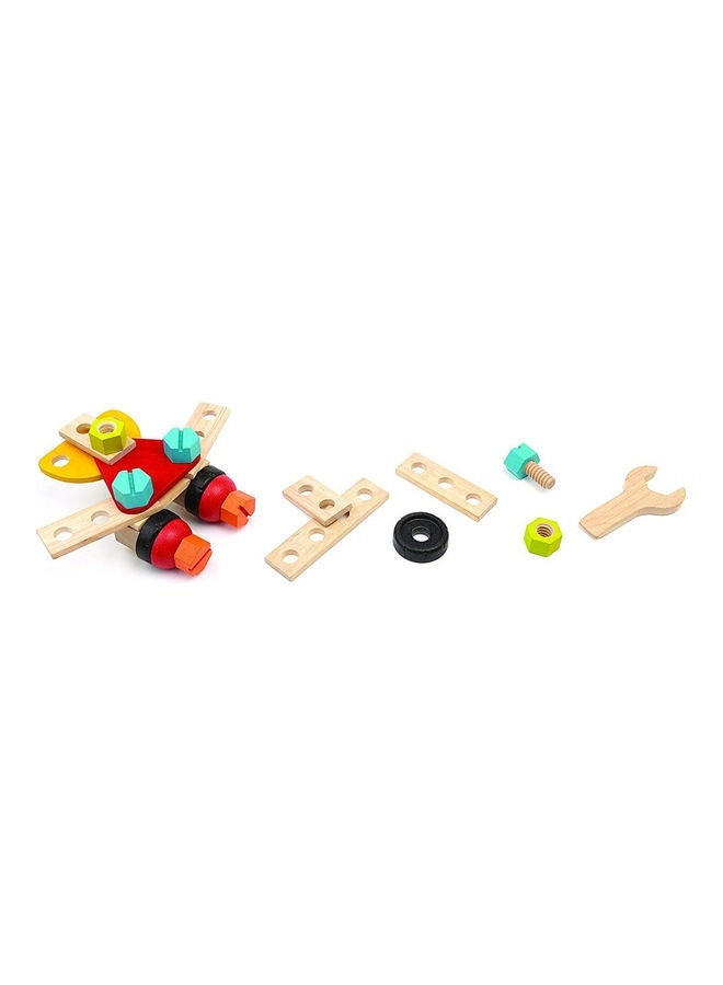 Wooden Construction Set (5539) - 3+ Years Multicolour