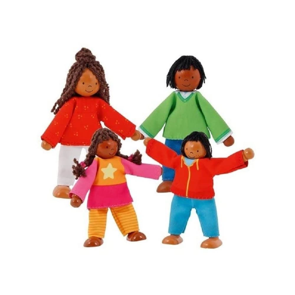 Goki Flexible Color Family Baby Dolls - 9-11 cm Multicoloured