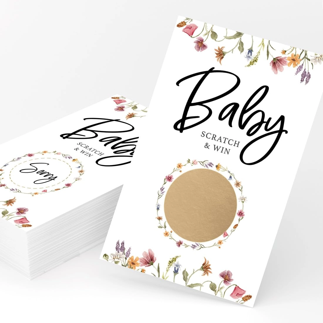 Printed Party Baby Shower Games - 30 pieces