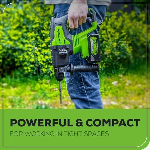 24V Brushless Drill/Driver - 2×2.0Ah(USB Battery) 2800 RPM