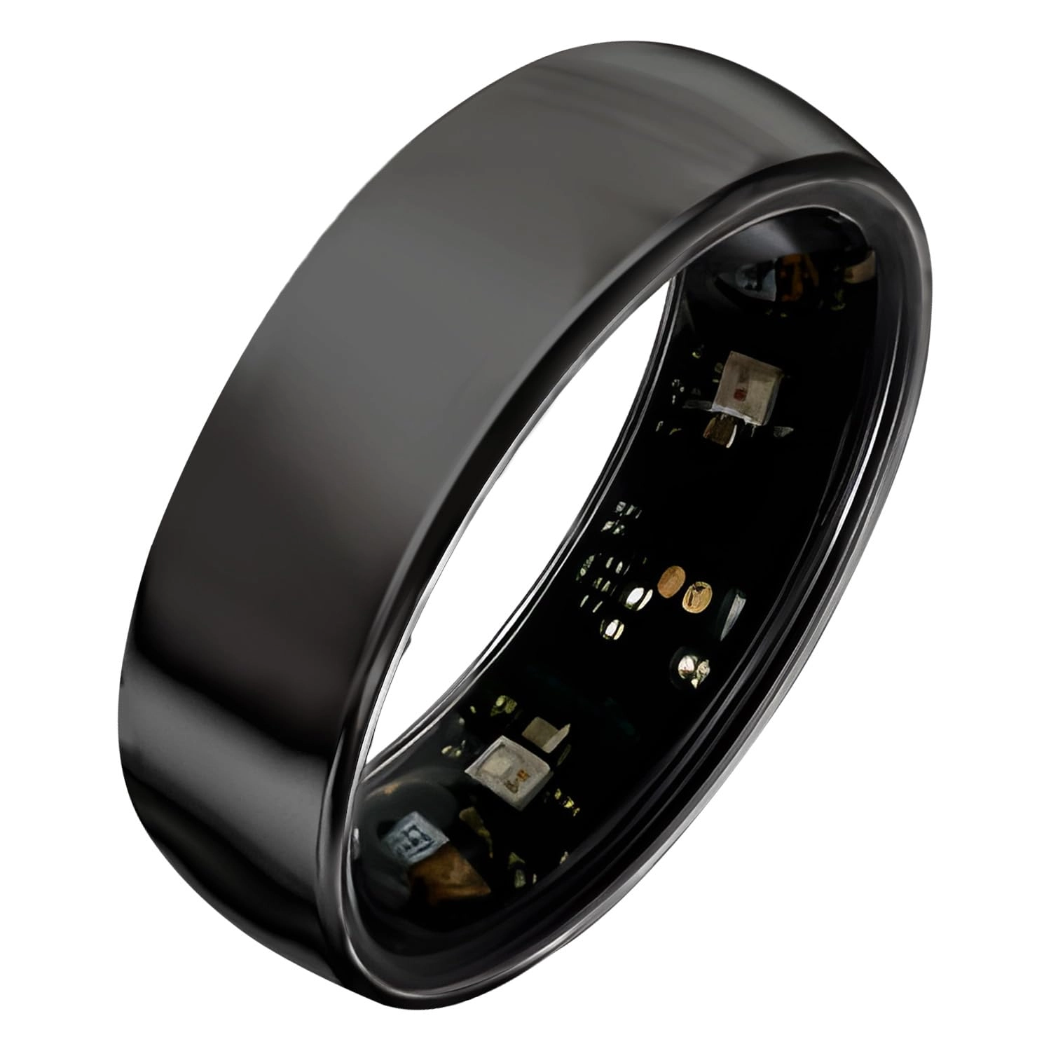 Ti-Vision Smart Fitness Ring - Titanium 40+ Days Battery Life Rose Gold