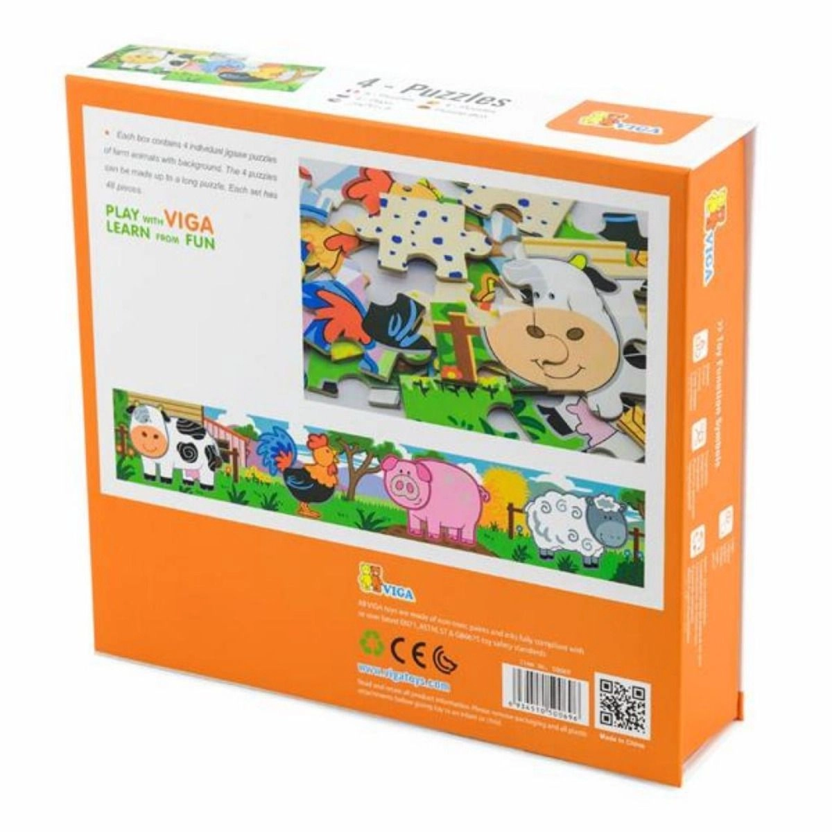 4-Puzzle Set - 3 + 48pcs