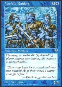 Magic: the Gathering Merfolk Raiders - Mirage - 1pcs