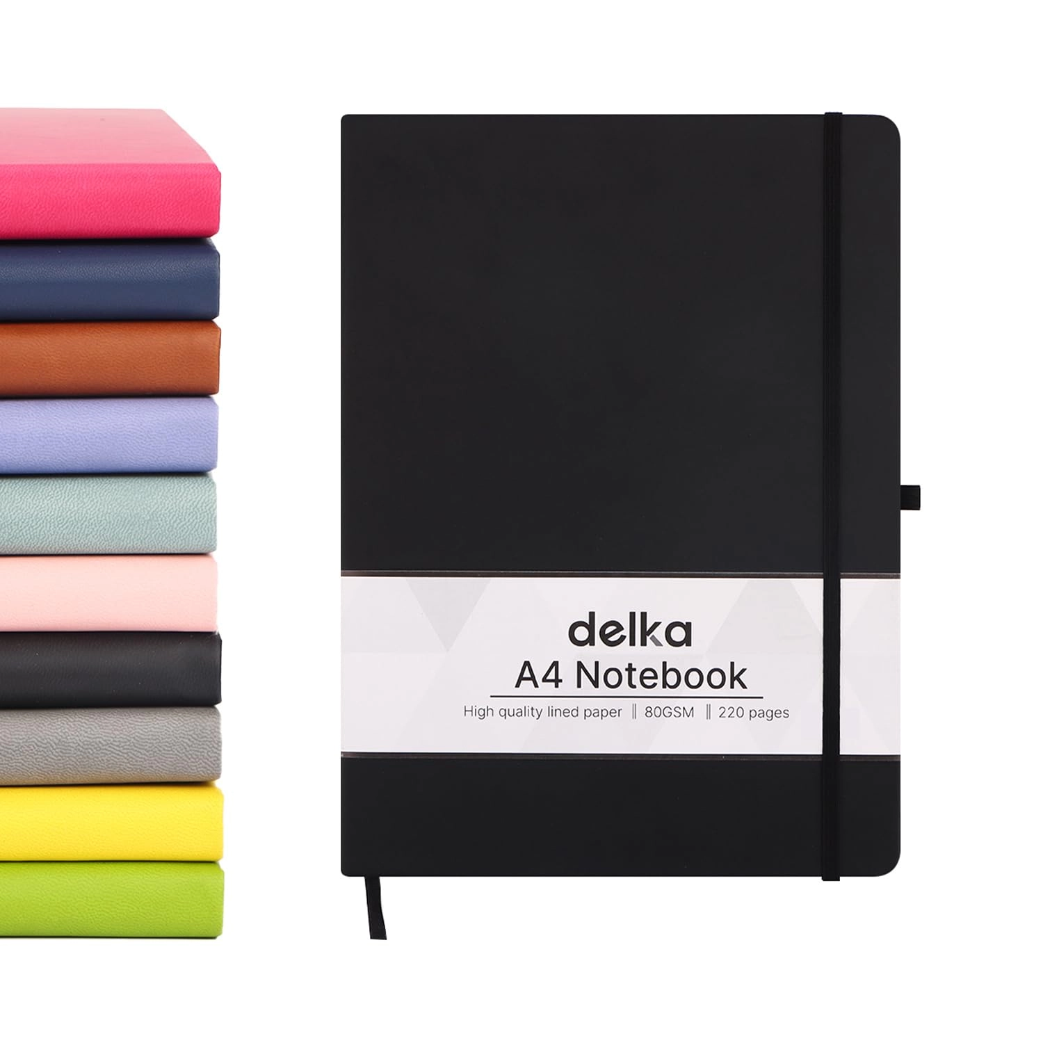 A4 Notebook A4 Hardcover - Lined 80 Sheets