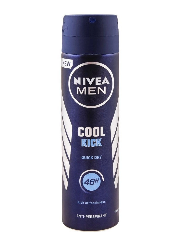 Cool Kick Quick Dry Antiperspirant Spray - 150 milliliter