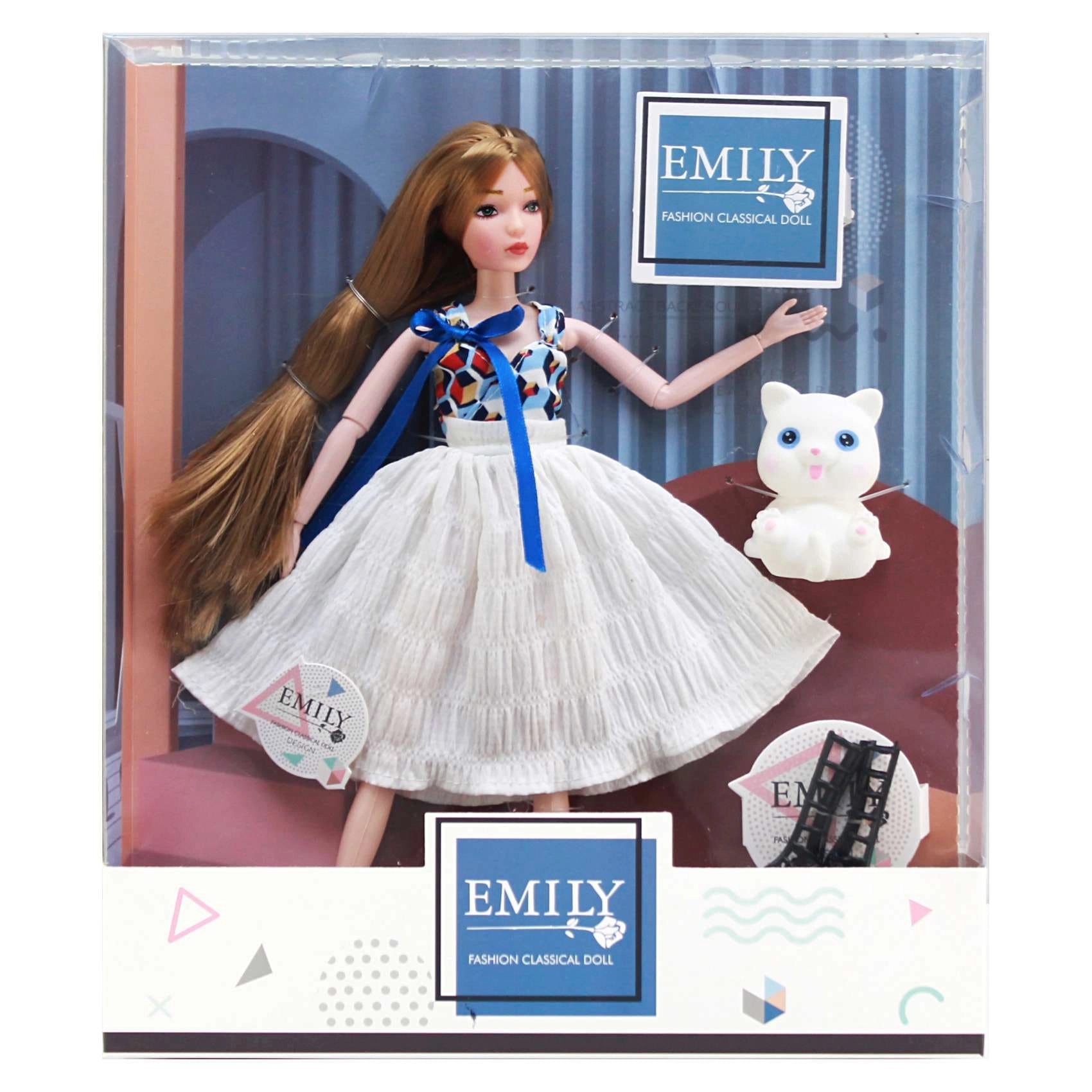 Carrefour Emily Fashion Classical Doll - white dress