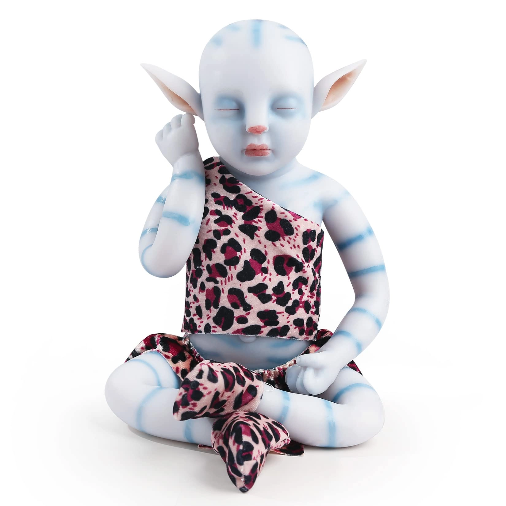 Vollence Avatar Baby Doll - 17 Inch Silicone Blue