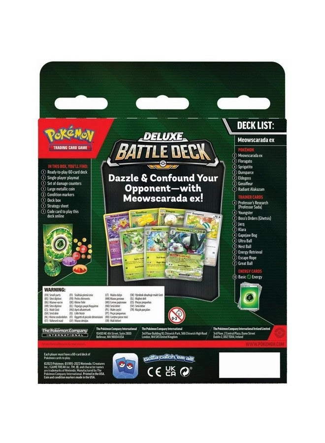Meowscarada/Quaquaval ex Deluxe Battle Deck - 60-card