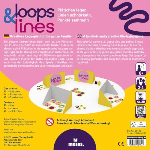 Loops & Lines: Plättchen legen, Linien schnörkeln, Punkte sammeln