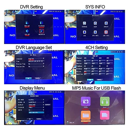 MP5 DVR Monitor - 9 Inch
