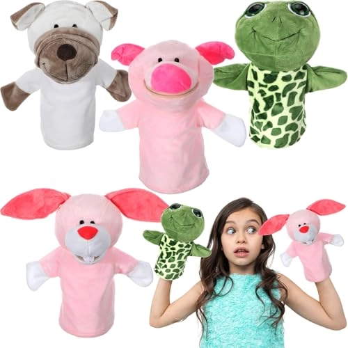 Turtle, Rabbit, Pig, Dog - 25 cm