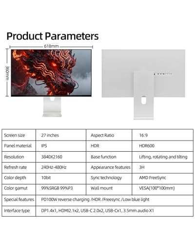 P27ZB - 27 Inches 3840x2160