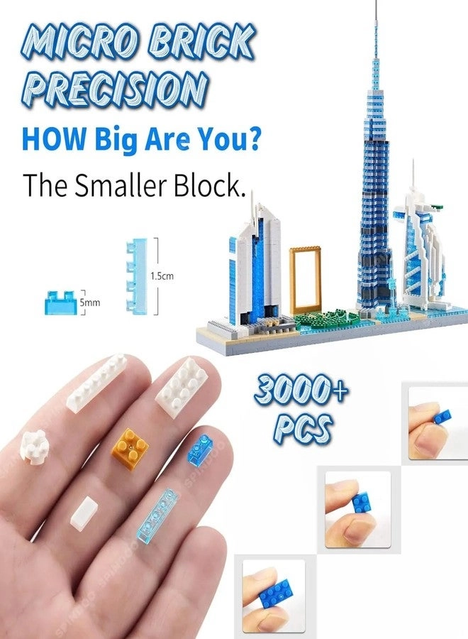 Skylines Series Dubai Skyline - 3000+ pcs