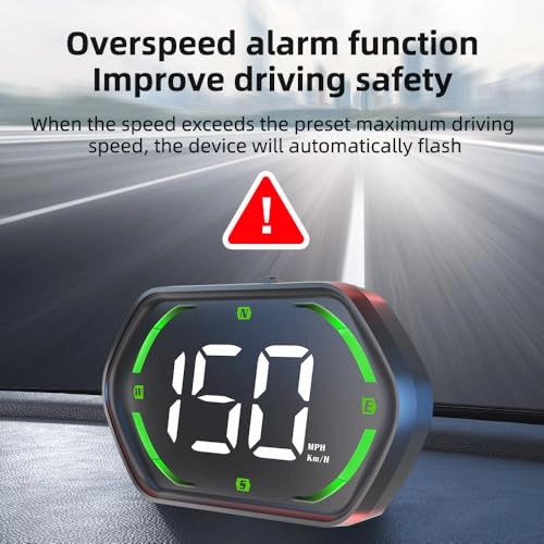 GPS Speedometer HUD - 2025 New MPH/KMH