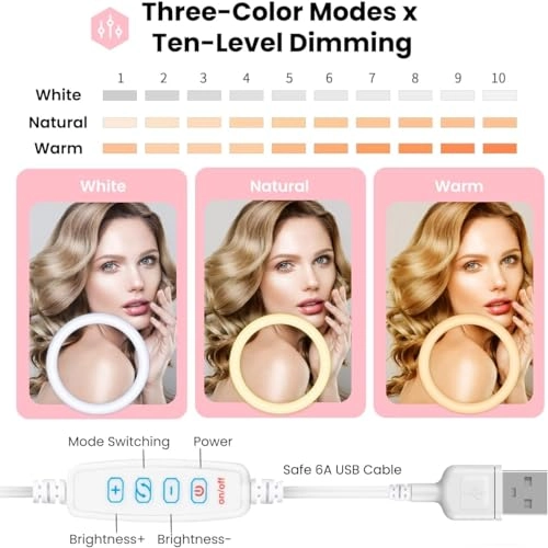 LED Selfie Ring Light - 11.8"