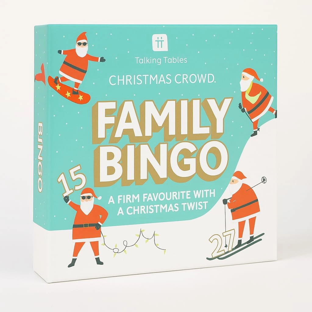 TALKING TABLES Family Bingo Game - Santa
