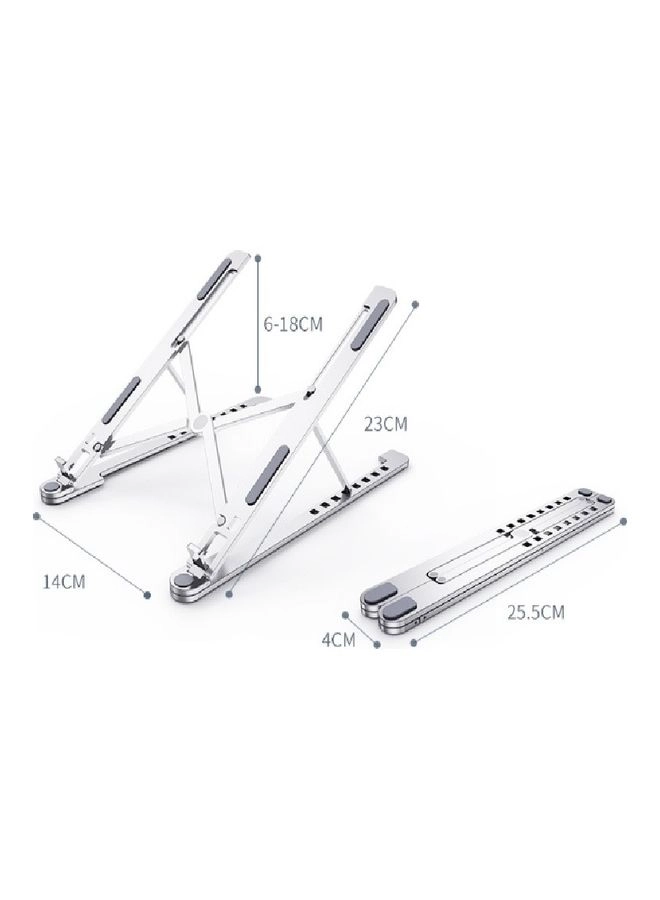 Laptop Stand - 25.5 x 4 x 0.8cm Silver