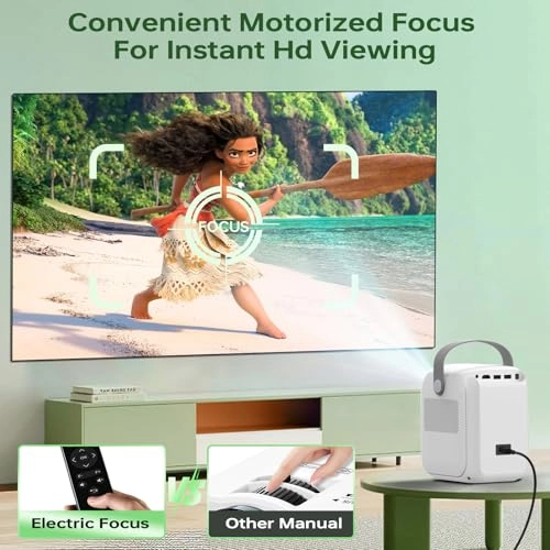 Smart Projector 4k 1300 ANSI lumens 3840 x 2160 pixels