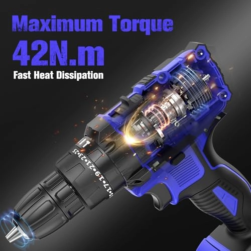 Cordless Screwdriver - 2000 Milliamp Hours