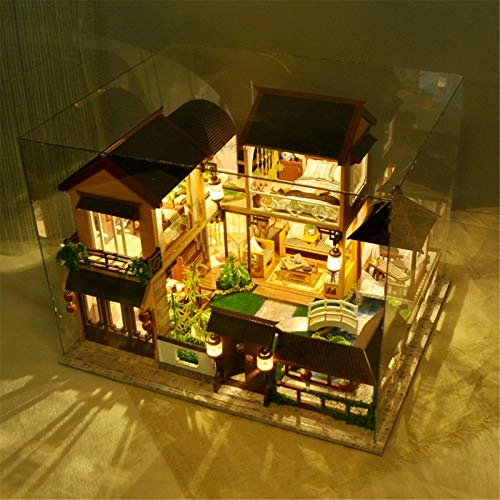 DIY Dollhouse Kit - 30x24.5x27.6 cm LED Light