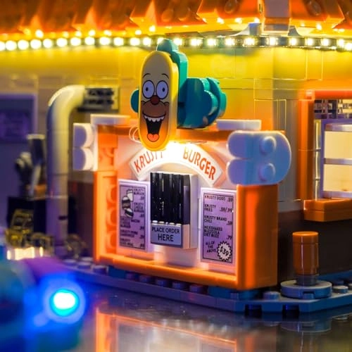 Light kit for LEGO The Simpsons: Krusty Burger 10352 - ABS plastic less than 5V