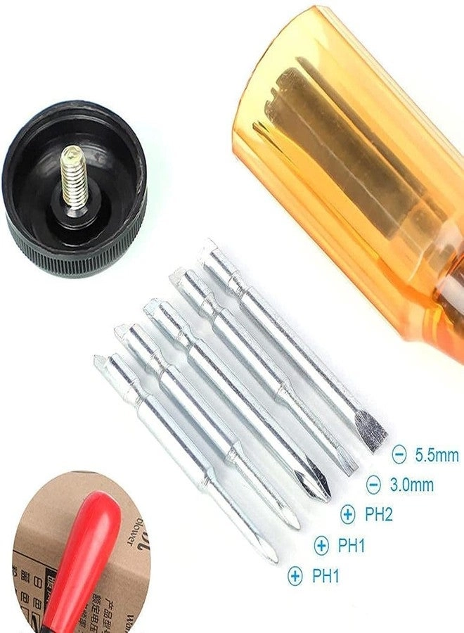 Ratchet Spiral Screwdriver Set (5 Pcs)