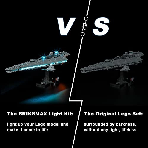 Led Lighting Kit for 75356 Executor Super Star Destroyer - Compatible with LEGO 75356 LED light included only