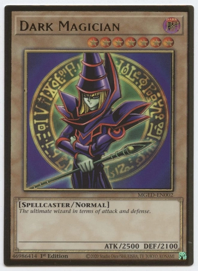 Yu-Gi-Oh! Dark Magician MGED-EN002 - 1st Edition