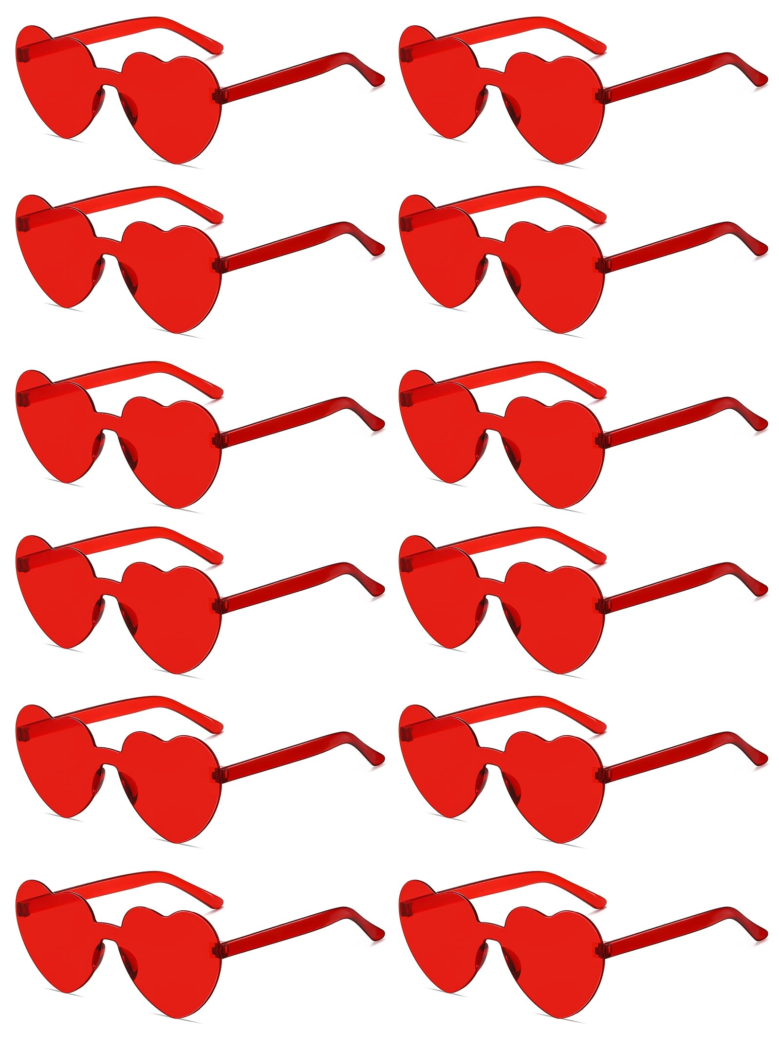 Heart Sunglasses - Transparent Pack