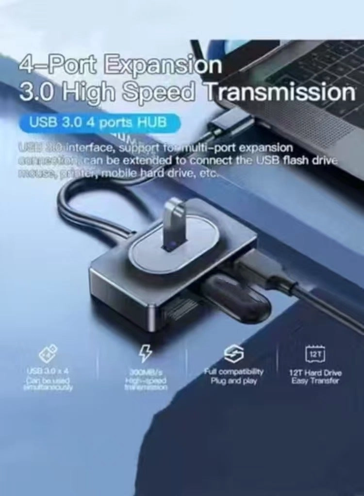 USB A Hub - 4 Ports 5Gbps