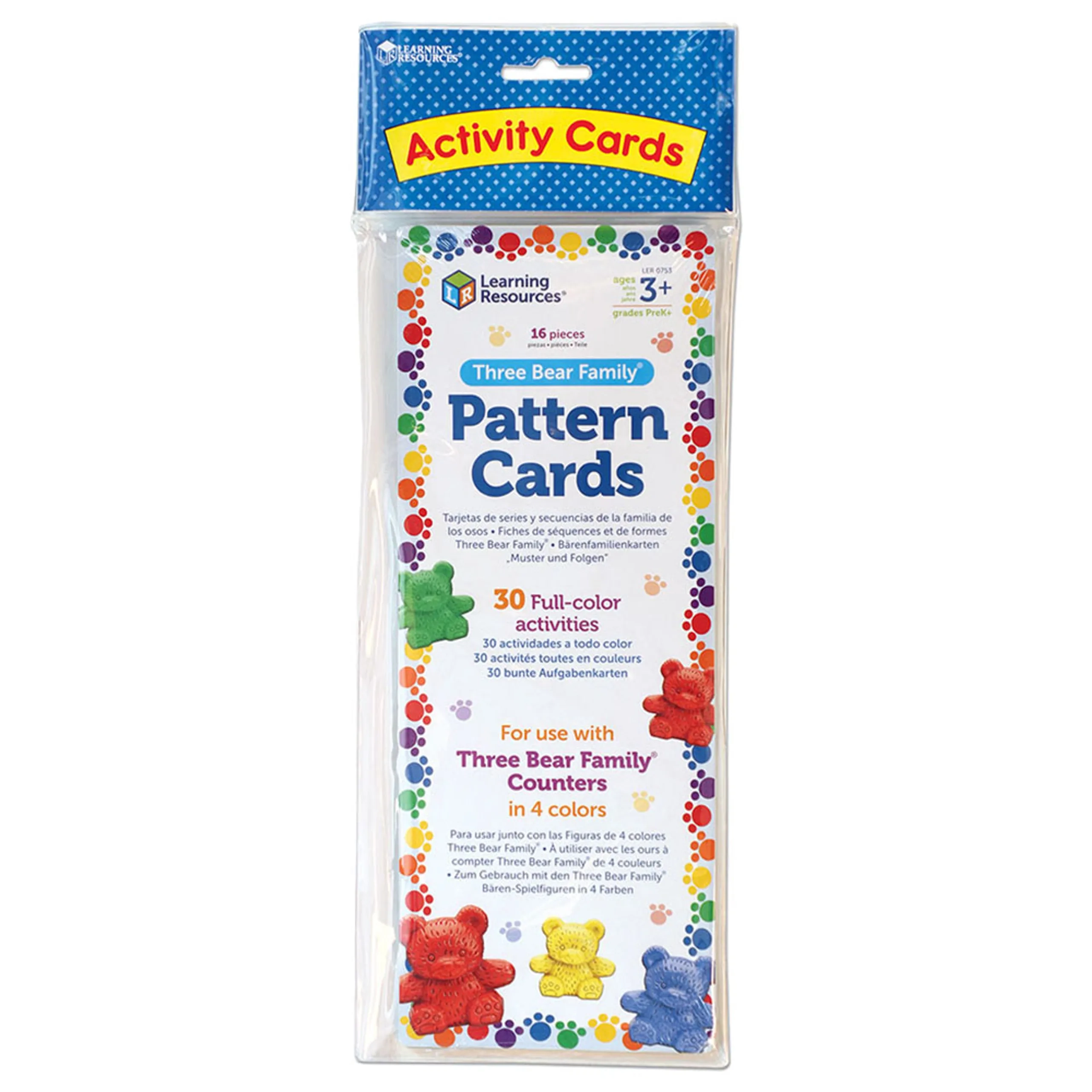 Compare Bears Pattern Cards - 3+ Years 16 piece(s)