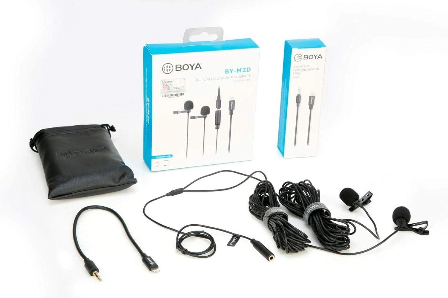 BY -M2D Lightning+3.5mm-Mini-Jack Microphone