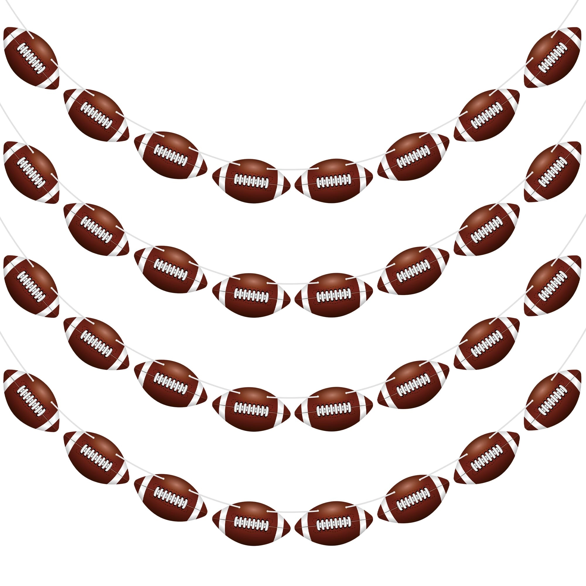 heartome Football Banner - 4 Pack Football