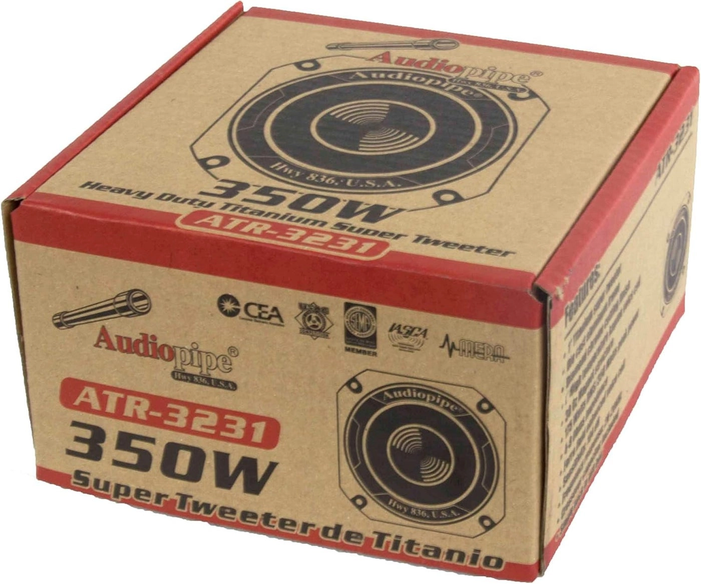 Audiopipe ATR-3231 - 3-inch 700W + ATR-3721 - 3.75-inch 350W