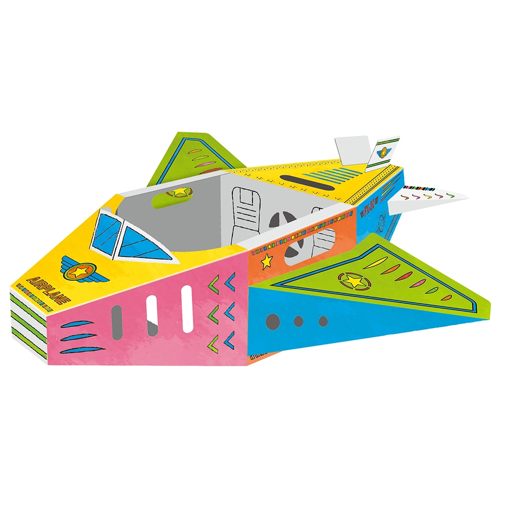 DIY Doodle Colouring Kit - Wearable Airplane - 3+ years