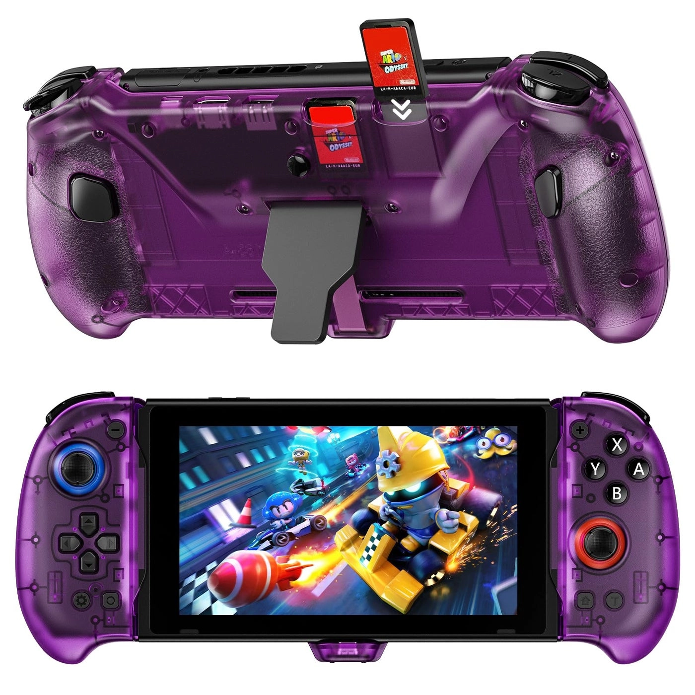 NEXIGO Hall Effect Gripcon - Purple Switch/Switch OLED