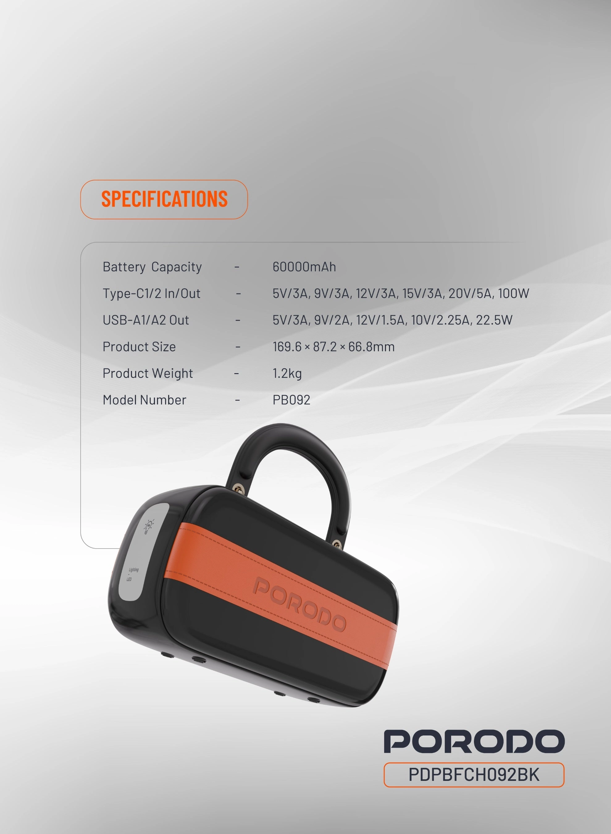 Sway - 60000mAh 100W