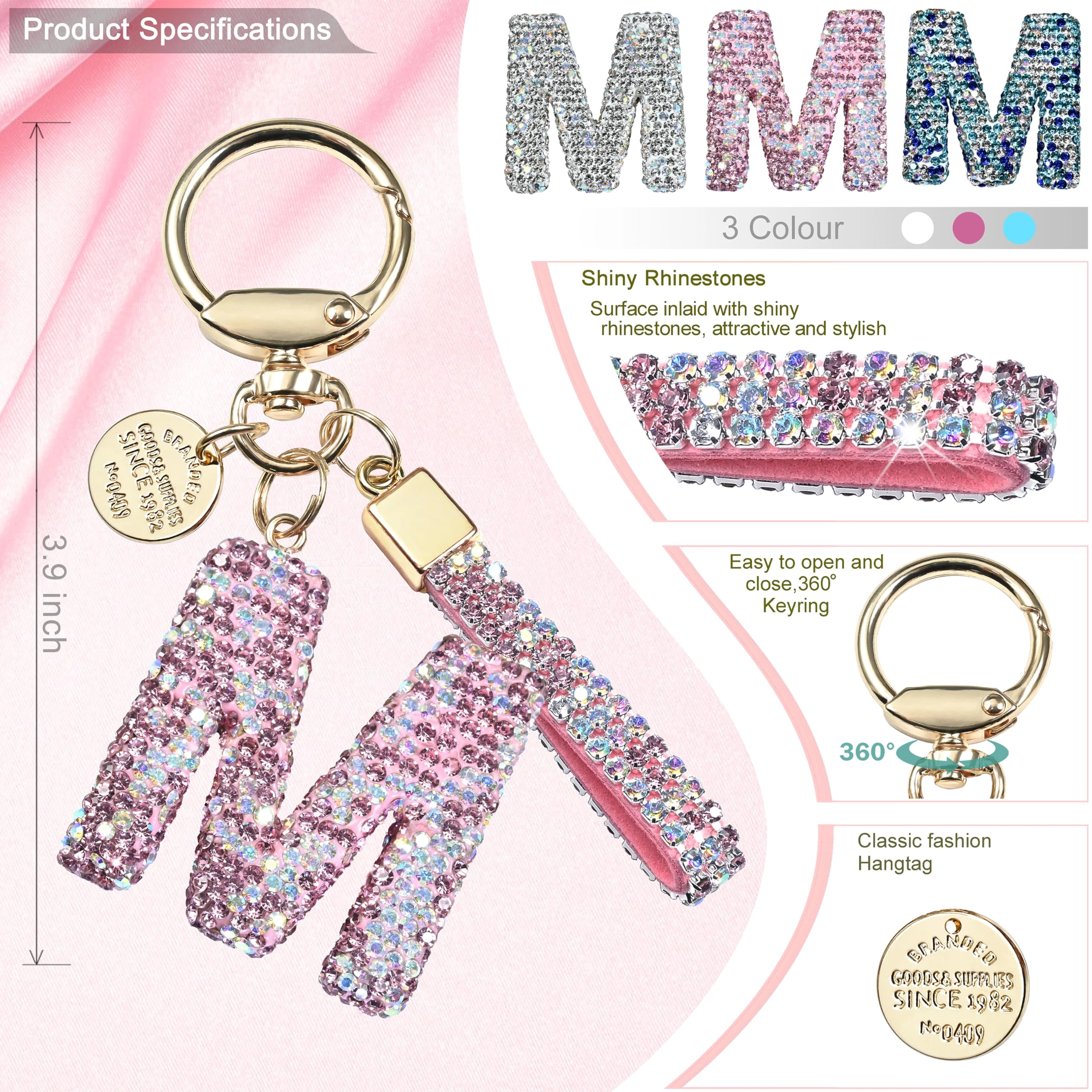Initial Letter Keychain - Letter