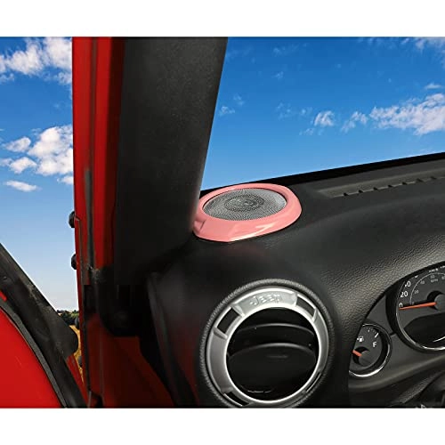 A Pillar Speaker Decoration Cover Trim - Jeep Wrangler JK & Unlimited 2015-2018