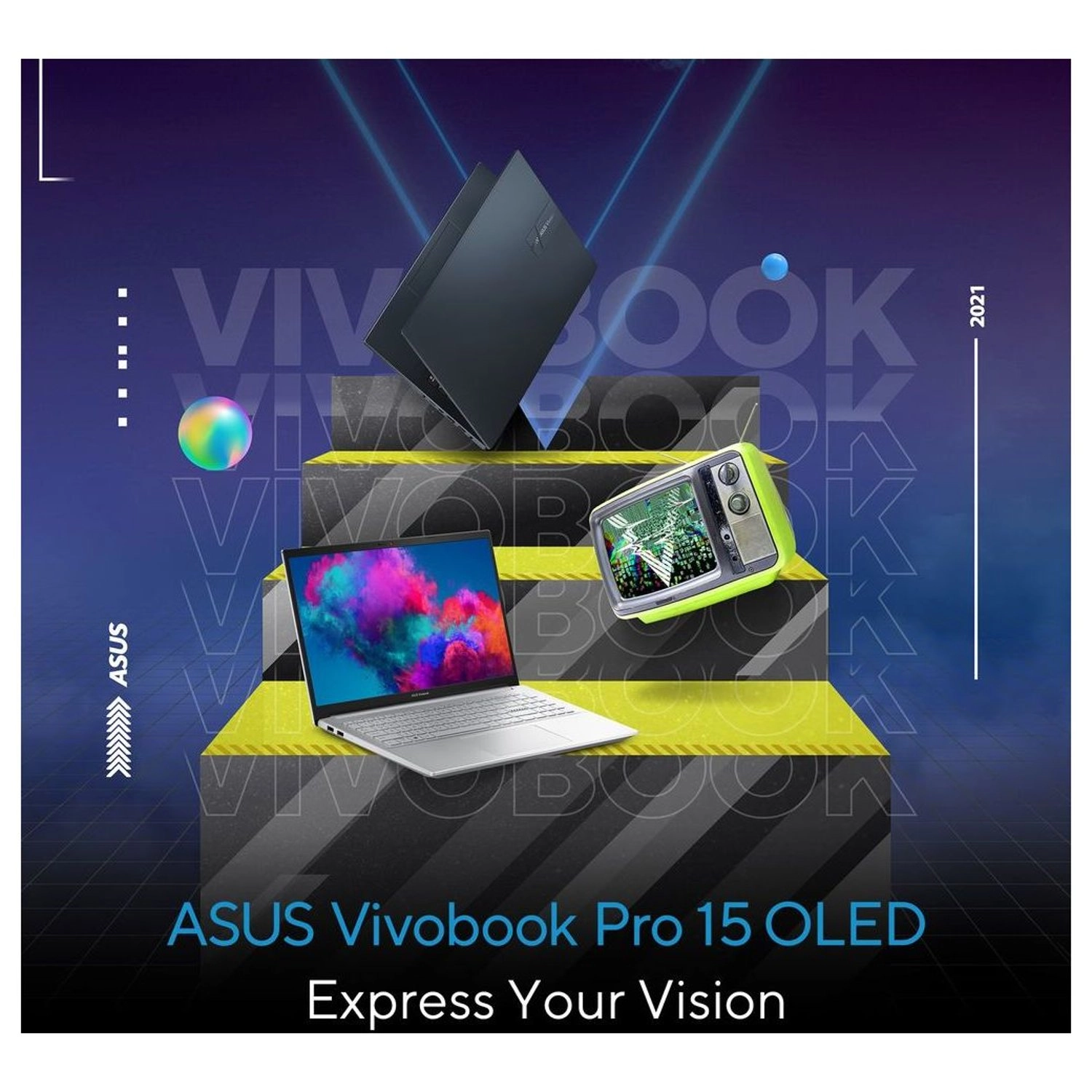 Vivobook Pro 15 K3500PH - 15.6'' Core i5-11300H 8GB 512GB SSD